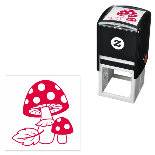 Tampon Auto-encreur Toadstool Champhrooms (En situation)