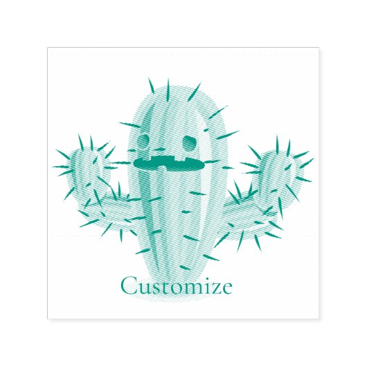 Tampon Auto-encreur Tonnerre Irate Cactus Thunder_Cove (Design)