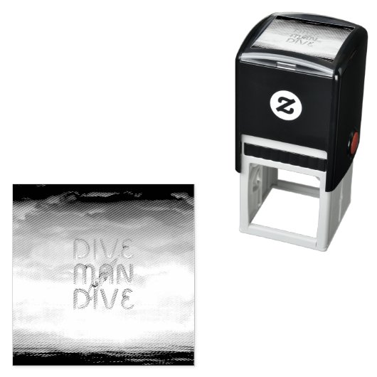 Tampon Auto-encreur TOP Dive Man Dive (En situation)