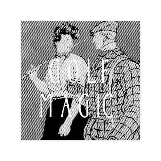 Tampon Auto-encreur TOP Golf Couples (Design)