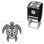 Tampon Auto-encreur Tortue de mer (En situation)