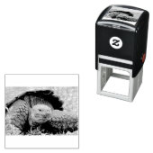 Tampon Auto-encreur Tortue géante (En situation)