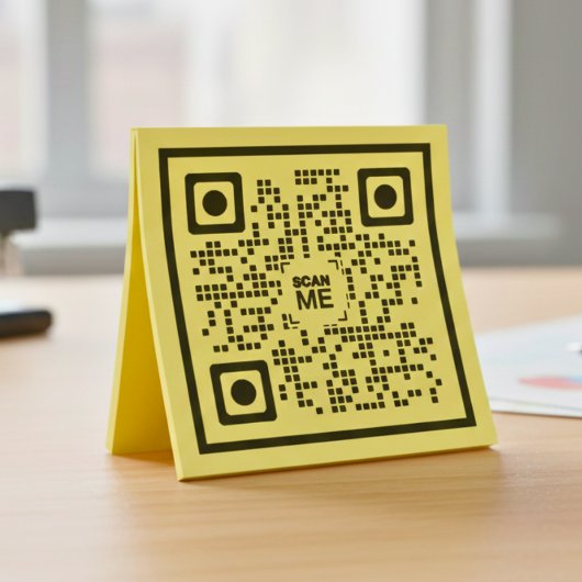 Tampon Auto-encreur Tout en un médias sociaux QR Code Scan Me Influenc
