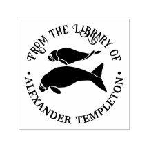 Tracé de lamantin Bibliothèque ronde Nom du livre