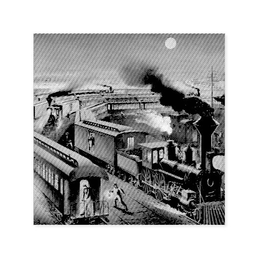 Tampon Auto-encreur Train de nuit TEE (Design)