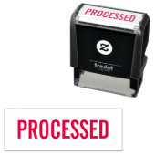 Tampon Auto-encreur Travail des documents Office traités (En situation)