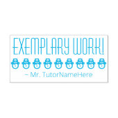 Tampon Auto-encreur "TRAVAIL EXEMPLAIRE !" Remerciements Timbre en cao (Design)