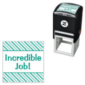 Tampon Auto-encreur "Travail incroyable !" Timbre en caoutchouc (En situation)
