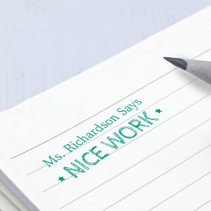 Tampon Auto-encreur Travail Soigné   Enseignants Personnalisés