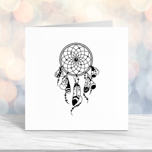 Tampon Auto-encreur Tribal Dreamcatcher Boho