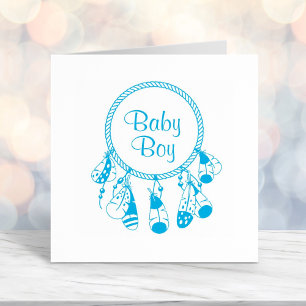 Tampon Auto-encreur Tribal Dreamcatcher Boho Baby Boy