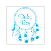 Tampon Auto-encreur Tribal Dreamcatcher Boho Baby Boy (Design)