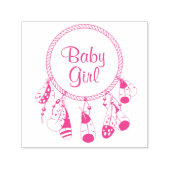 Tampon Auto-encreur Tribal Dreamcatcher Boho Baby Girl (Design)