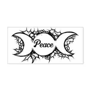Tampon Auto-encreur Triple Moon Holly Yule Art