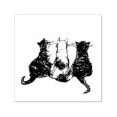 Tampon Auto-encreur Trois chats mignons de suite (Design)