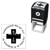 Tampon Auto-encreur Trousse de secours pour Mariage personnalisé (En situation)