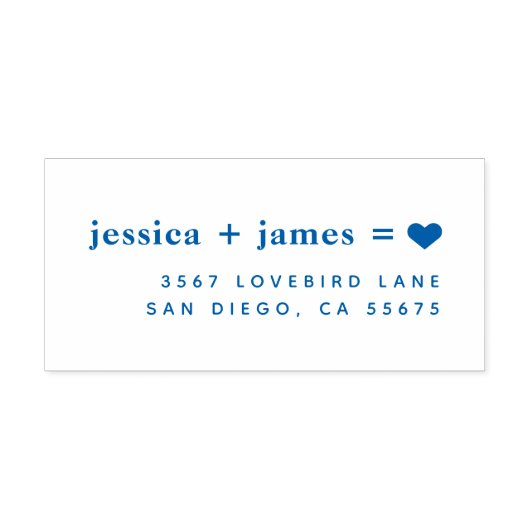 Tampon Auto-encreur True Love Fiançailles et Timbre pour mariage (Design)