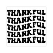 Tampon Auto-encreur Typographie de gratitude (Design)