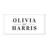 Tampon Auto-encreur Un couple simple et moderne (Design)