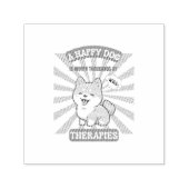 Tampon Auto-encreur Un joli chien Shiba chien mignon (Design)