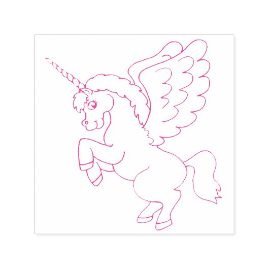 Tampon Auto-encreur Unicorne (Design)