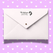 Tampon Auto-encreur Unicorne magique Anniversaire Bash