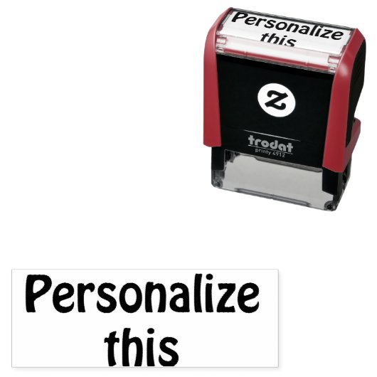 Tampon Auto-encreur Unique d'une sorte personnalisée (En situation)