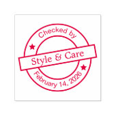 Tampon Auto-encreur Unique Stylish Checked by You (Design)