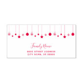 Tampon Auto-encreur Vacances Adresse de retour auto-écriture (Design)