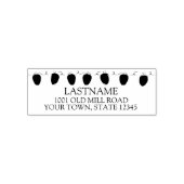 Tampon Auto-encreur Vacances Adresse Stamp autocratique (Design)