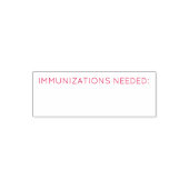 Tampon Auto-encreur Vaccinations nécessaires estampille auto-encastrab (Design)