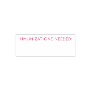 Tampon Auto-encreur Vaccinations nécessaires estampille auto-encastrab
