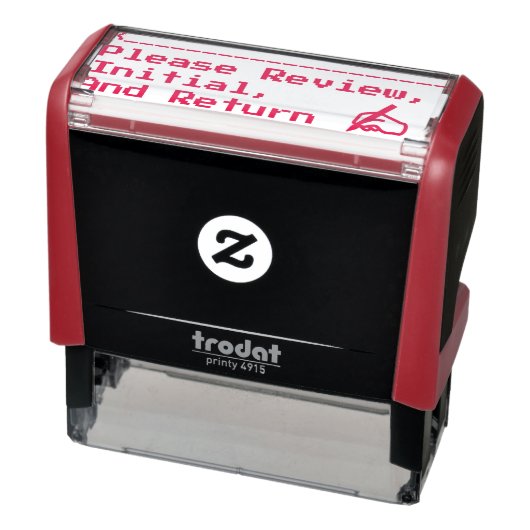 Tampon Auto-encreur "Veuillez Vérifier, Initialiser Et Retourner" Timb (Produit)
