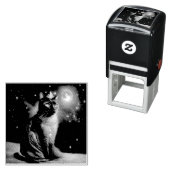 Tampon Auto-encreur Vinatge Royal Cat (En situation)