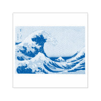 VINTAGE HOKUSAI UKIYO IMPRIMER CAOUTCHOUC EN CAOUT