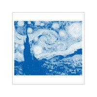 VINTAGE VAN GOGH "STARRY NIGHT" POMPE EN CAOUTCHOU
