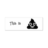 Tampon Auto-encreur Voici Poo Emoji Funny (Design)