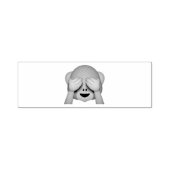 Tampon Auto-encreur Voir No Evil Monkey - Emoji (Design)