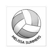 Tampon Auto-encreur Volleyball Ball Custom Name (Design)