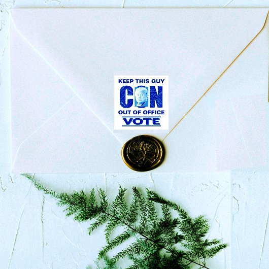 Tampon Auto-encreur Vote Blue Resist 2024 auto-encre en caoutchouc Tim