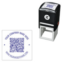 Votre code QR et le cachet d'arrondi des informati