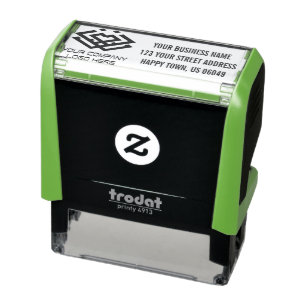 Tampon Auto-encreur Votre logo d'entreprise personnalisé