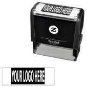Tampon Auto-encreur Votre logo d'entreprise personnalisé (En situation)