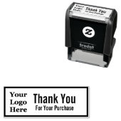 Tampon Auto-encreur Votre logo ici | Merci Pour Votre Achat (En situation)