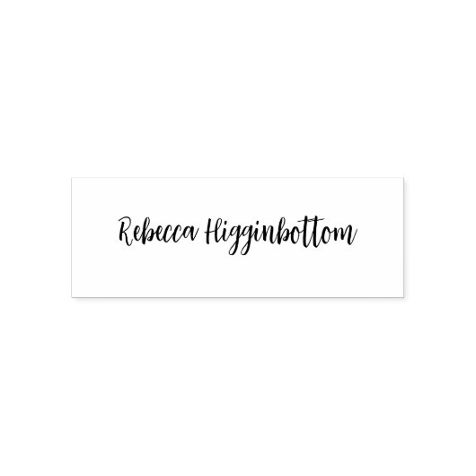 Tampon Auto-encreur Votre nom Script Modern Office Manager (Design)