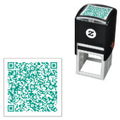Tampon Auto-encreur Votre propre estampille de numérisation de code QR (En situation)
