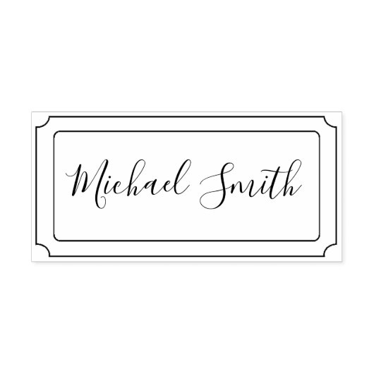 Tampon Auto-encreur Votre signature (Design)