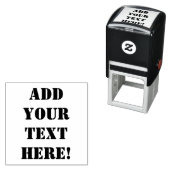 Tampon Auto-encreur Votre texte dans un gabarit (En situation)