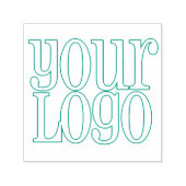 Tampon Auto-encreur Votre Timbre auto-encastrable en caoutchouc de log (Design)