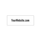 Tampon Auto-encreur Votre URL de site Web Modèle de texte professionne (Design)